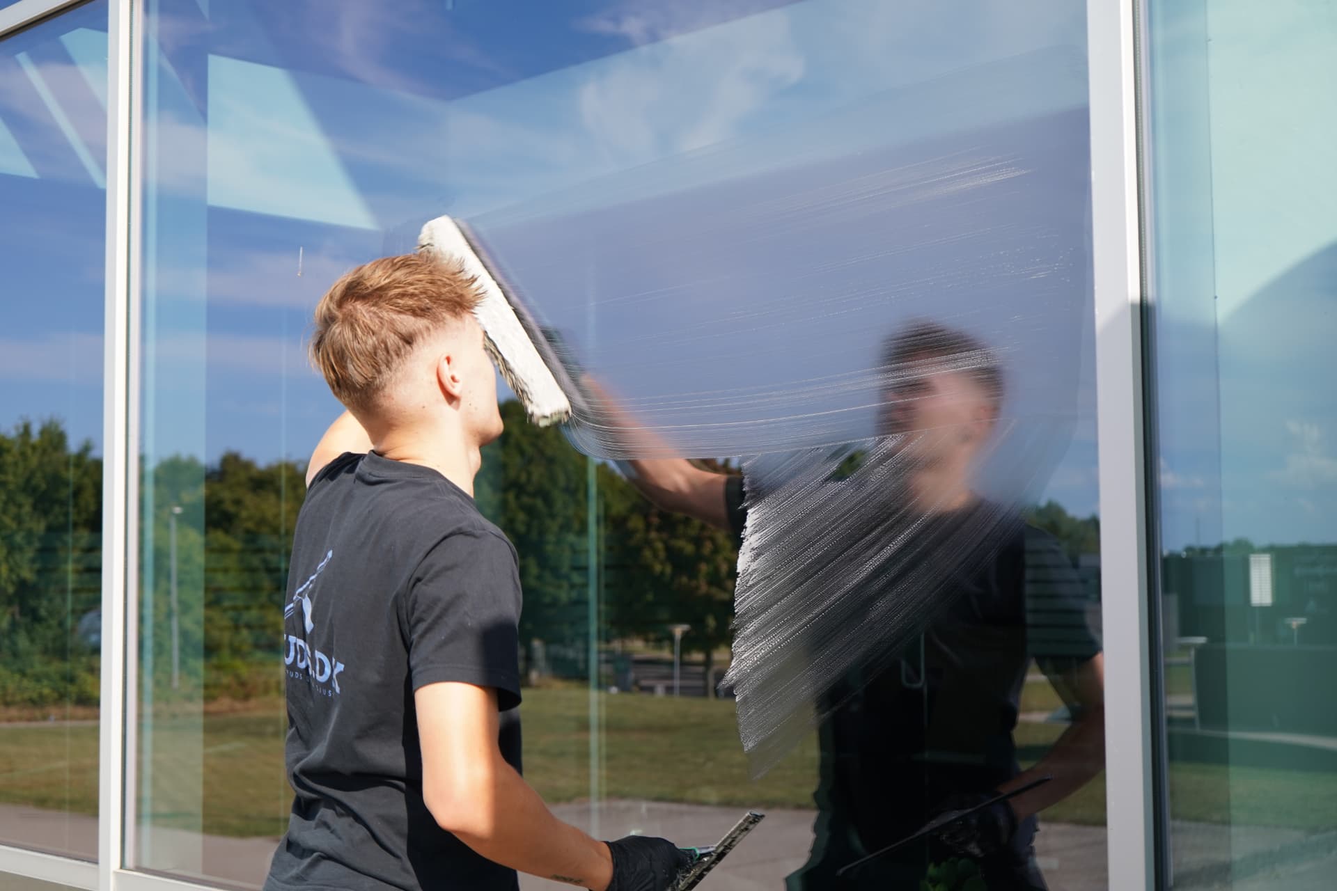 Erhvervs vinduespudsning